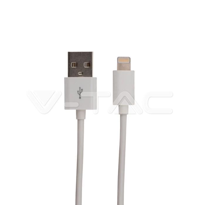 VT-5552 1.5M-IPHONE CABLE WHITE-WITH MFI LICENCE