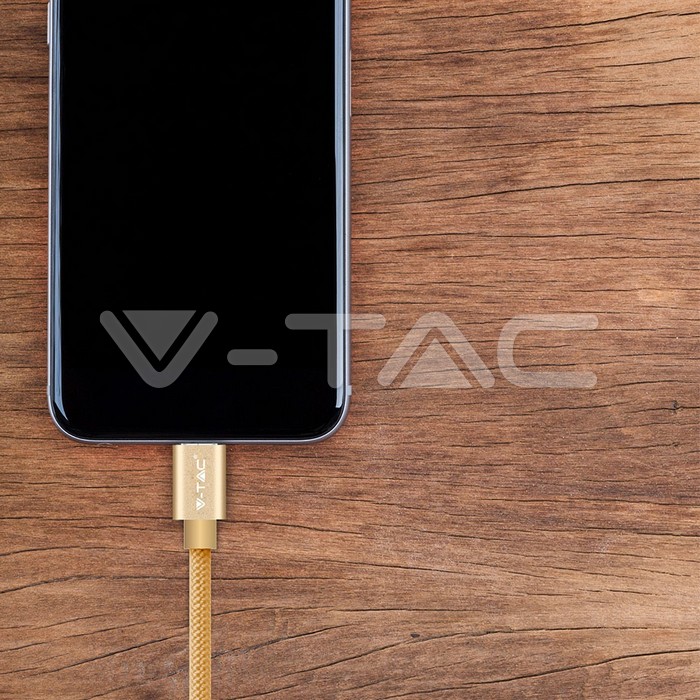 VT-5331 1M MICRO USB CABLE GOLD PLATINIUM SERIES