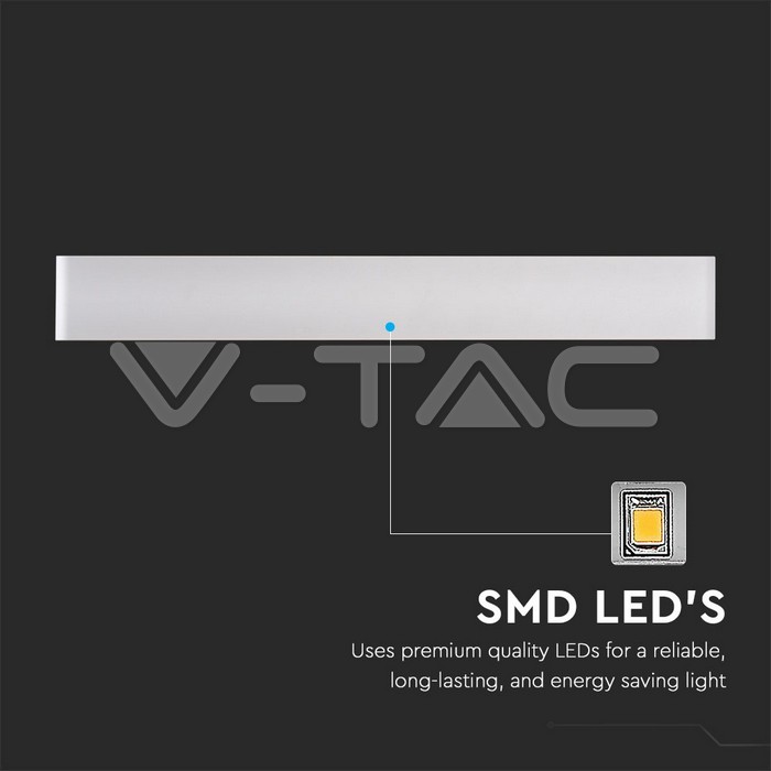 VT-821 20W LED LAMP COLOR CODE 3000K WHITE BODY IP44