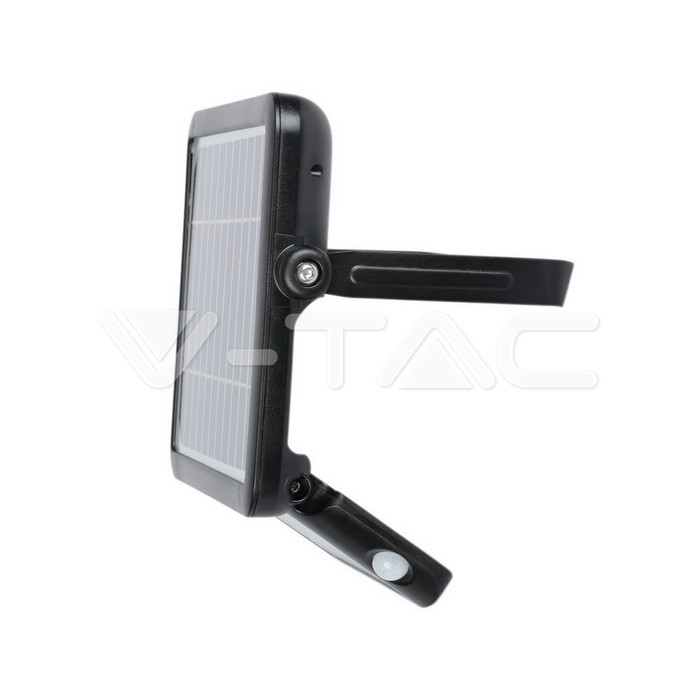 VT-787-10 10W LED Solar Floodlight Black Body 4000K