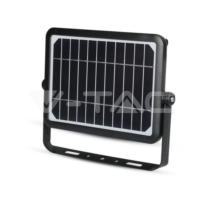 VT-787-10 10W LED Solar Floodlight Black Body 4000K