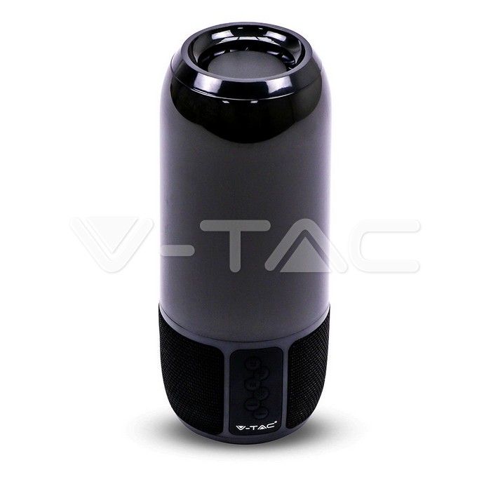VT-6211 2*3W LED LIGHT BLUETOOTH SPEAKER WITH USB &amp; TF CARD SLOT-BLACK