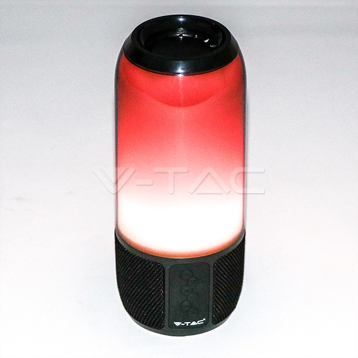 VT-6211 2*3W LED LIGHT BLUETOOTH SPEAKER WITH USB &amp; TF CARD SLOT-BLACK