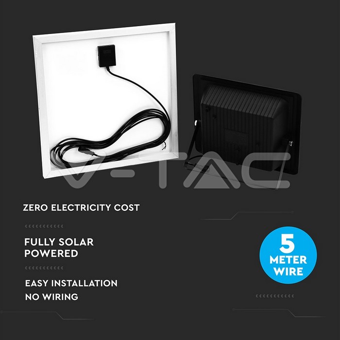 VT-60W 60W LED SOLAR FLOODLIGHT 4000K
