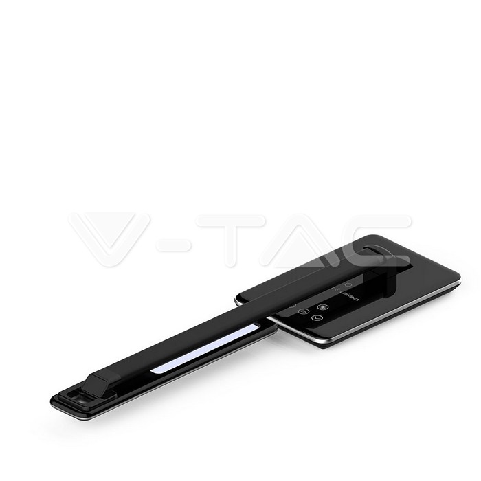 VT-7405 5W LED TABLE LAMP WITH WIRELESS CHARGEUR BLACK 2700K - 6500K WITH ADAPTATOR
