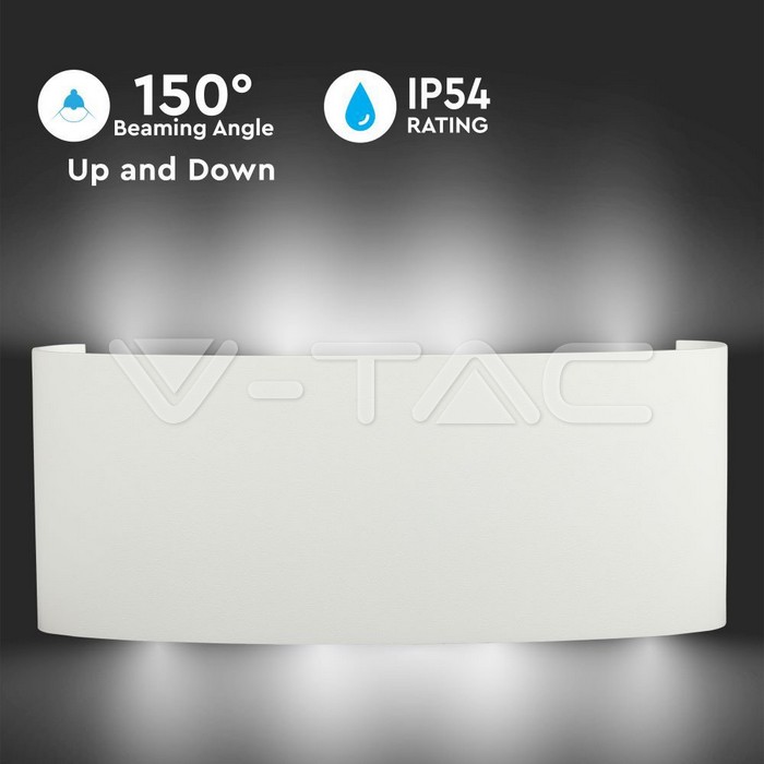 VT-848 8W LED WALL LIGHT 4000K SAND WHITE
