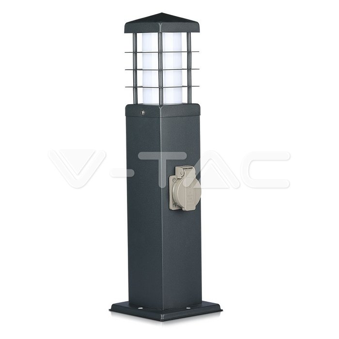 VT-1156-2 2 Way Gаrden Socket with Lamp E27 IP44