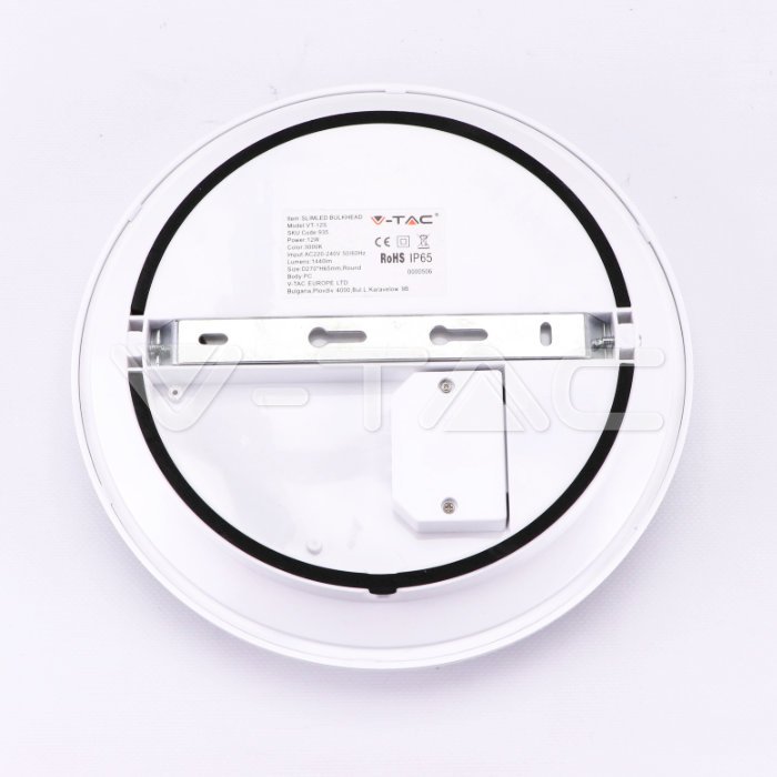 VT-12S SLIM LED BULKHEAD 12W 6400K