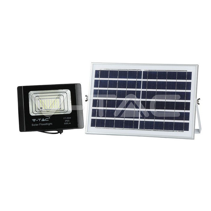 VT-25W 12W LED SOLAR FLOODLIGHT 6000K