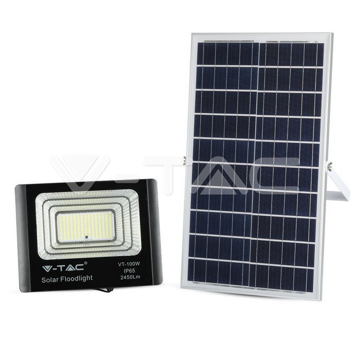 100W LED SOLAR FLOODLIGHT