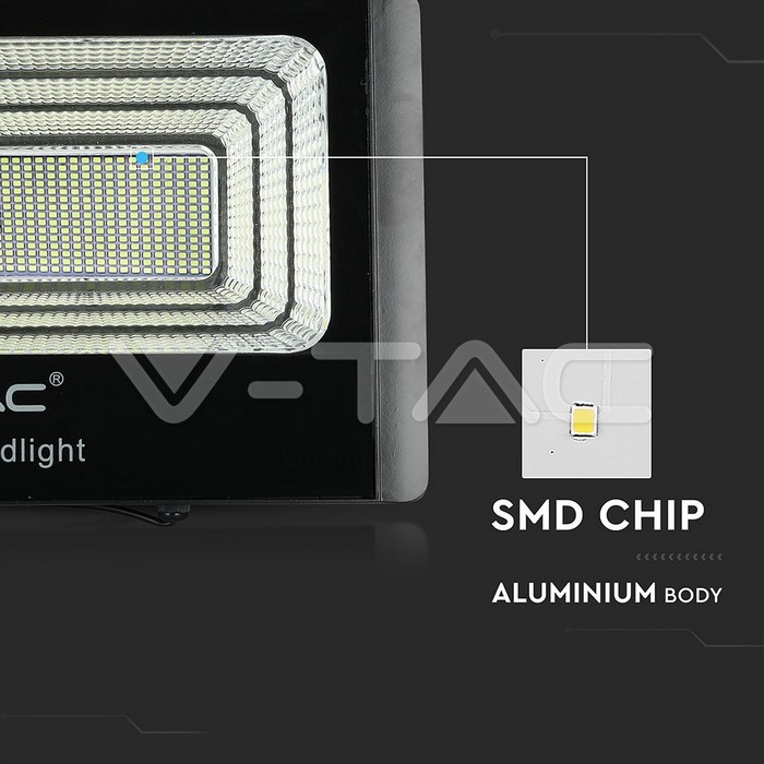 VT-200W LED SOLAR FLOODLIGHT COLORCODE:6000K