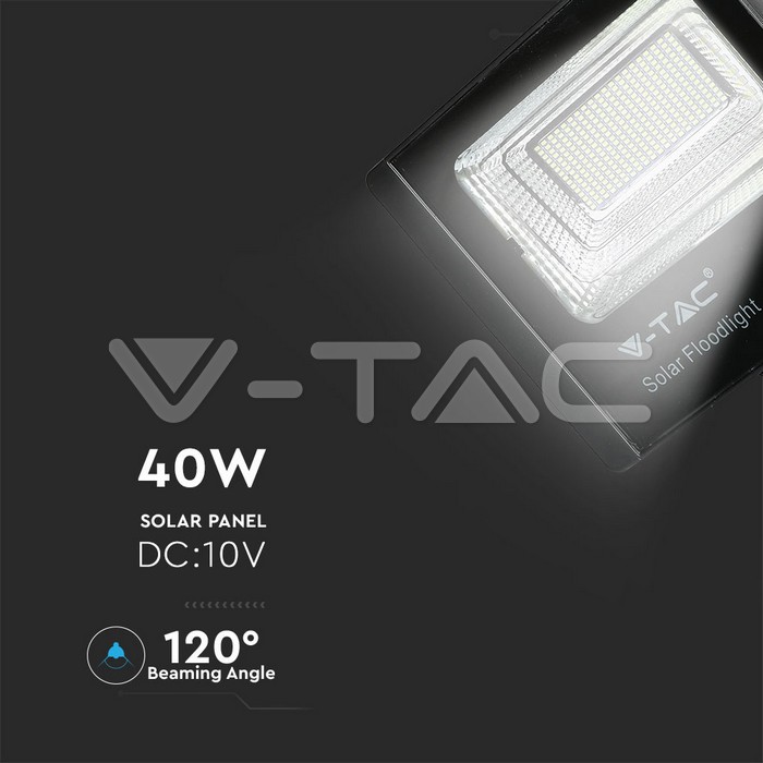 VT-200W LED SOLAR FLOODLIGHT COLORCODE:6000K