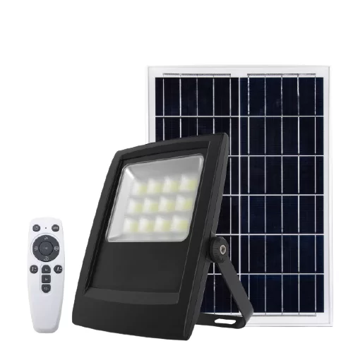 PROJECTEUR 15W 6,4 V 12AH PANEL 2,4G BLACK BODY 880LM
