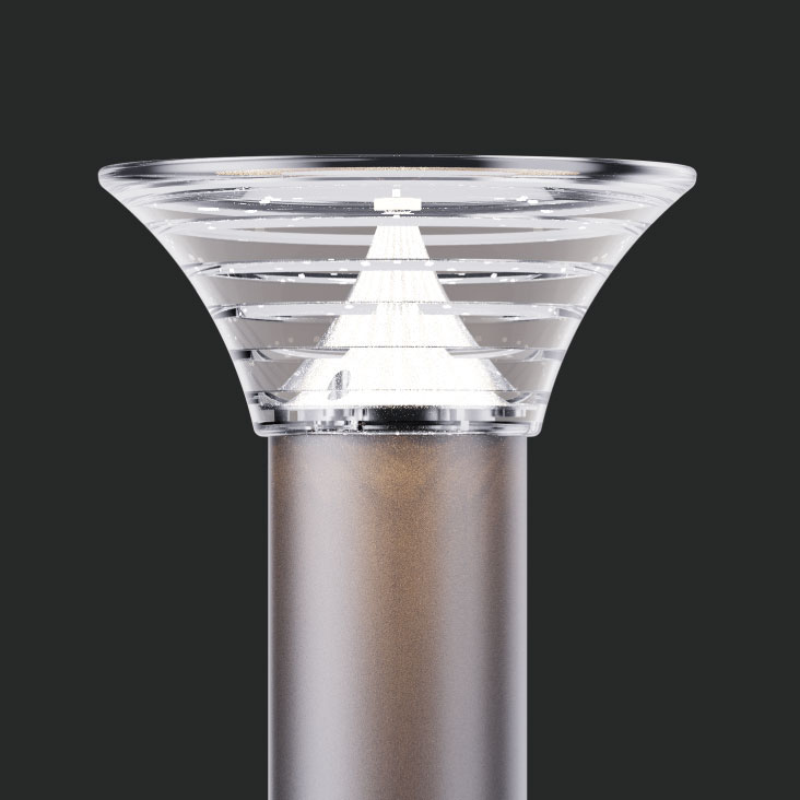 ARES SOLAIRE 6000K WALL MOUNTED CHROME BODY