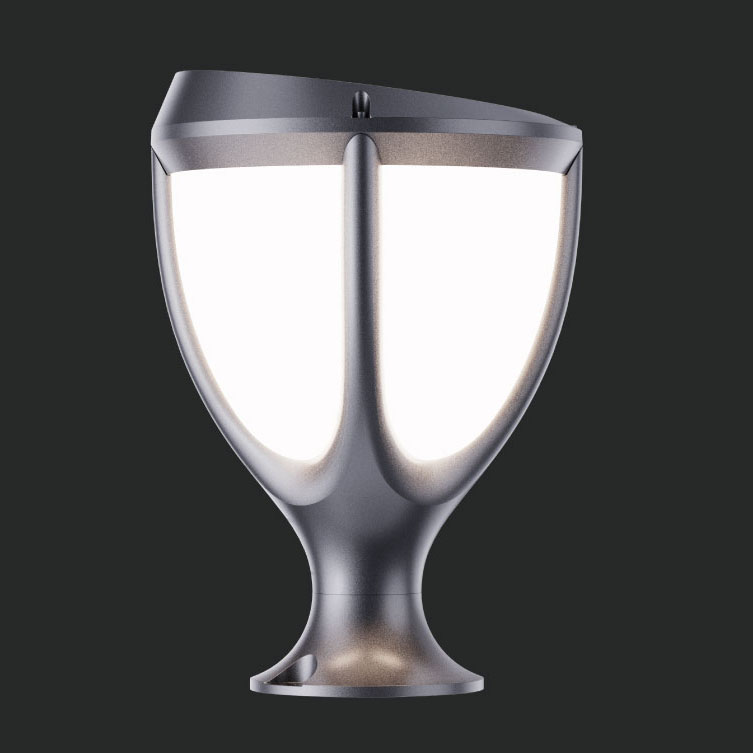 BORNE SOLAIRE ATOM BLACK