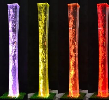 Acrylic led water bubble lamp RGB