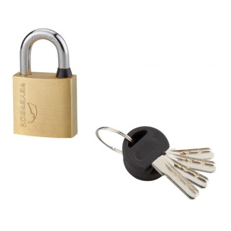 CADENAS 30MM LAITON 4 CLES