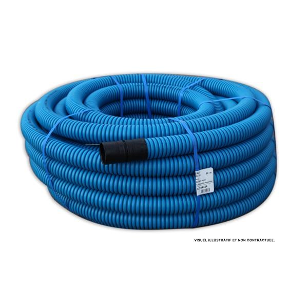 Fourreau polyéthylène bleu diamètre 40 x L.25m COURANT