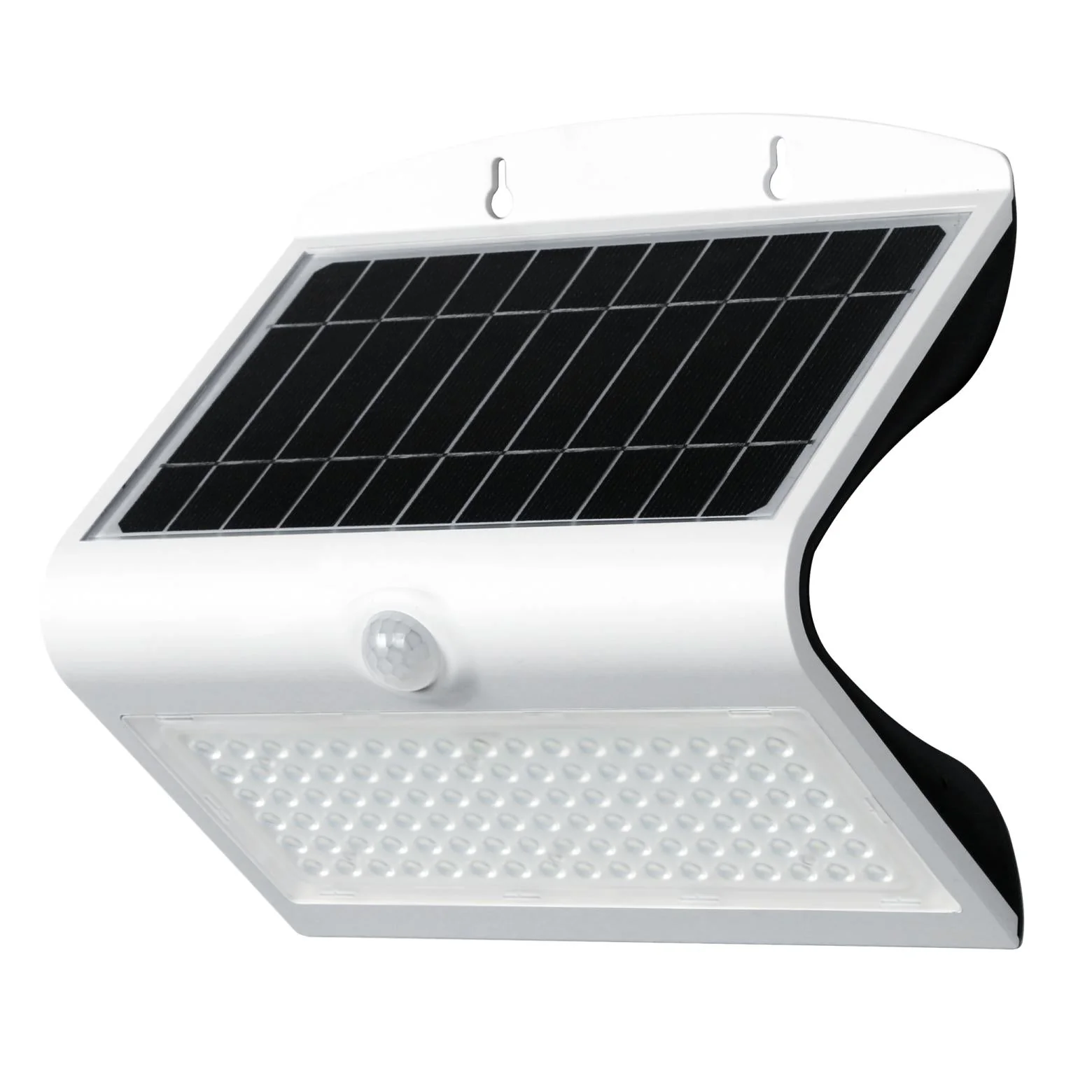 Solar Wall Light Butterfly 8W WHITE BODY 6000K - BACK 3200K