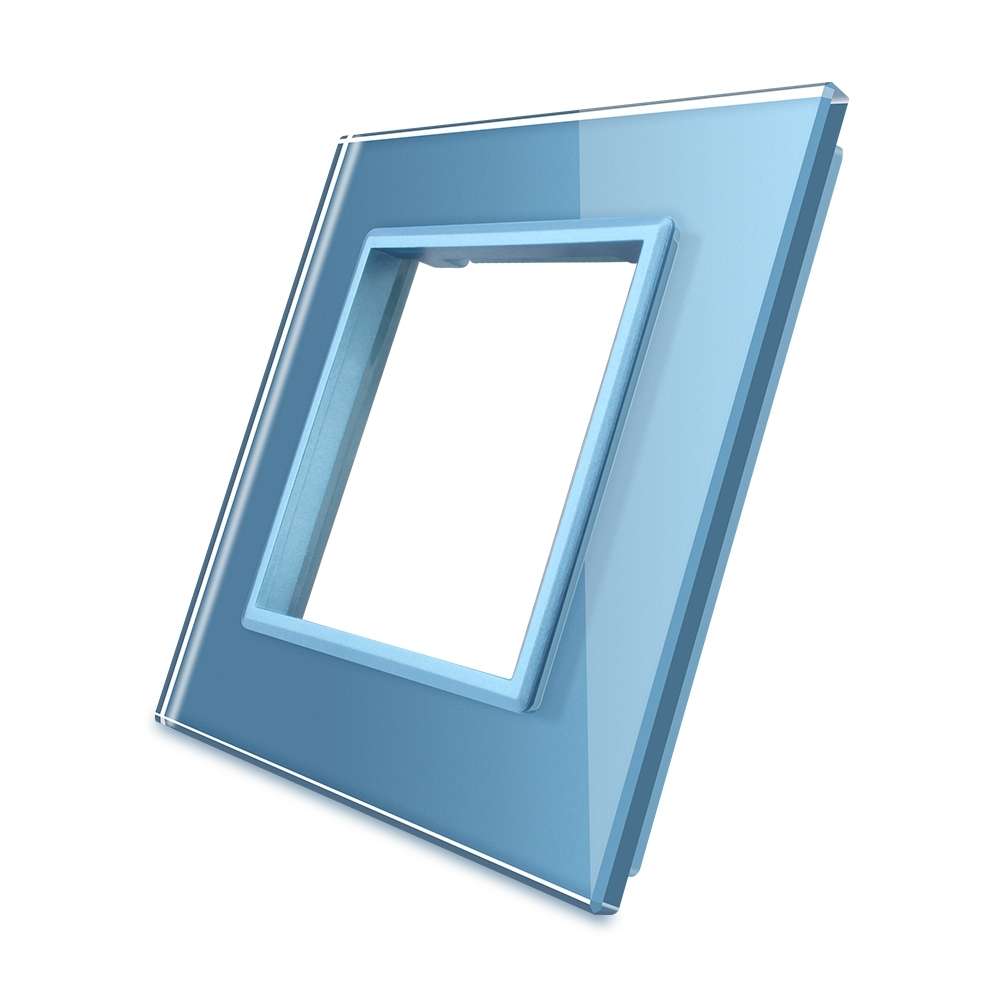 LIVOLO Plaque 1 prise bleue
