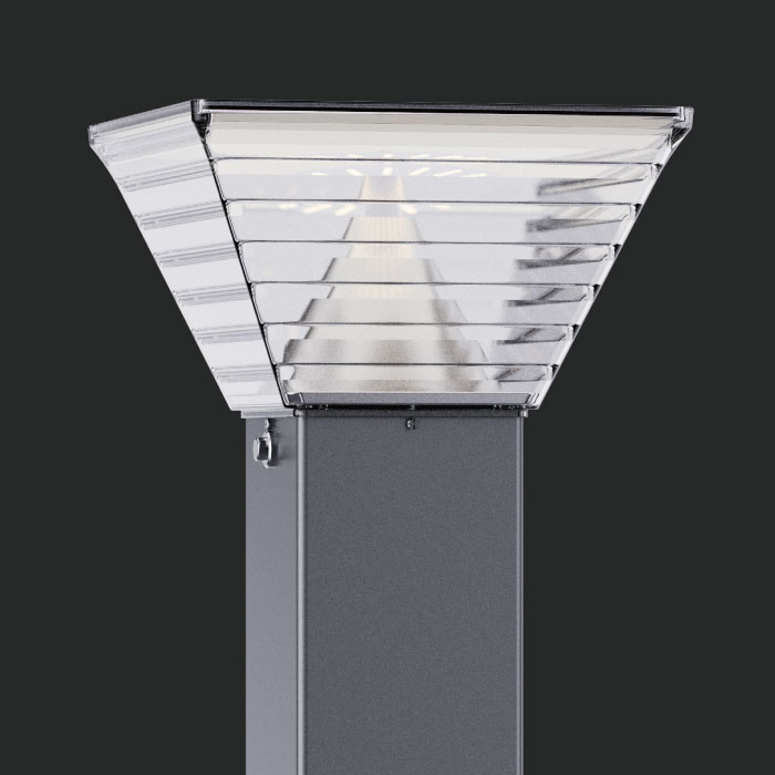 HADES SOLAIRE 6000K WALL MOUNTED GREY BODY