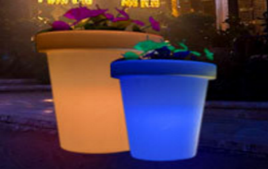 VASE MOBILIER LUMINEUX DIAM 75 H80 CM
