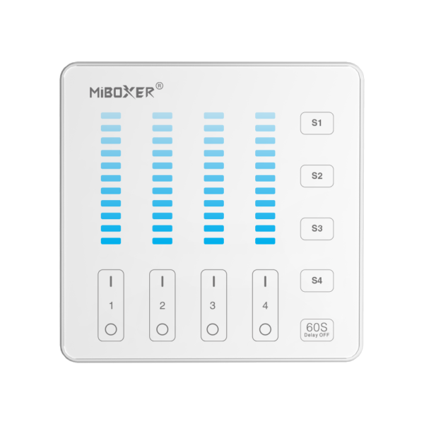 4 Zone Brightness Panel Remote（BLACK.）