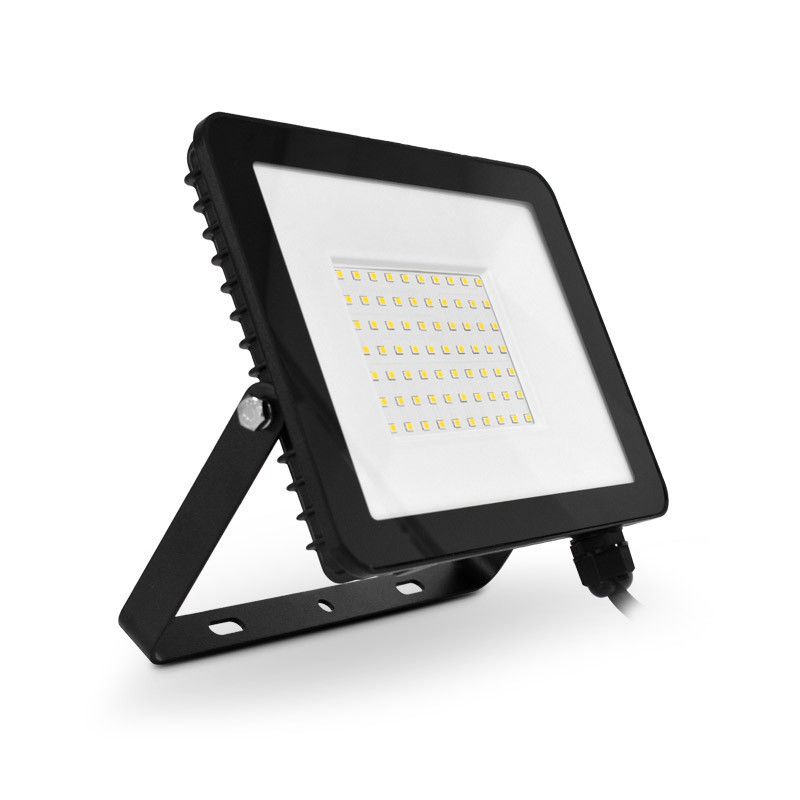 Projecteur LED Plat Noir 50W 6000K IP65
