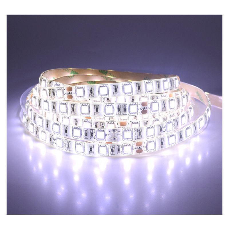 Bandeau LED 5 m 60 LED/m 72W IP65 6000K 12V