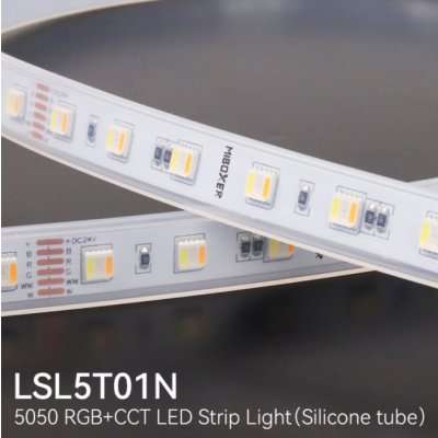 MILIGHT MIBOXER 5050 RGB+CCT LED STRIP LIGHT SILICONE TUBE 24V IP65