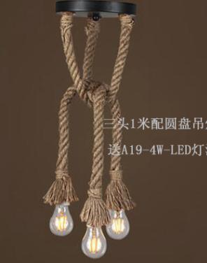 T09 LED PENDANT CORDE TRIO E27