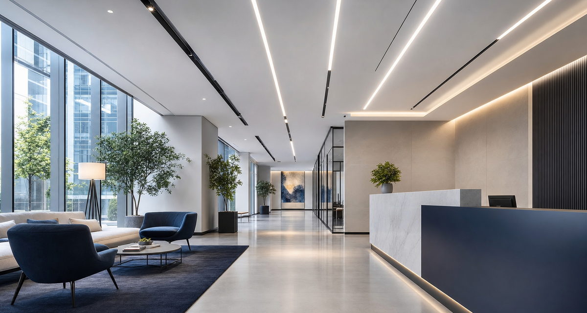 Éclairage LED commerce et bureau