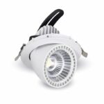 VT-2933 33W LED Zoom Fitting Downlight Round 4000K