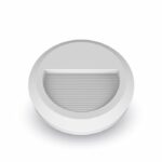 VT-1142 2W LED Step Light White Body Round 4000K