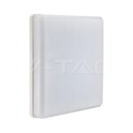 VT-8033SQ 15W LED Dome Light SAMSUNG Chip Frameless Square 6400K IP44 100lm/W