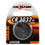 Piles lithium boutons ANSMANN CR 3032 3 V Lithium