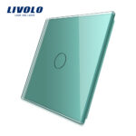 LIVOLO Plaque verte 1 bouton pour 1 interrupteur tactile simple