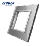 LIVOLO Plaque 1 prise grise