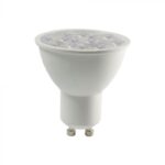 VT-249 6W GU10 RIPPLE PLASTIC SPOTLIGHT WITH SAMSUNG CHIP 4000K 10 D