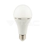 VT-2309 LED Bulb SAMSUNG Chip 9W E27 Emergency 6400K 3 hrs Battery