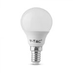 VT-255 4.5W PLASTIC CANDLE BULB SAMSUNG CHIP 3000K E14 A++