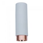 VT-864 GU10 Fitting Gypsum Pendant Suspended Metal With Matt Rose Gold Bottom