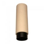 VT-864 GU10 Fitting Gypsum Pendant Suspended Metal With Gun Black Bottom