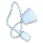 VT-7228 E27 Pendant Holder White Body