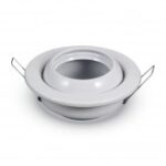 VT-780RD GU10 Fitting Round Changing Angle White