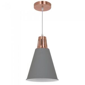 VT-7520 Modern Pendant Light Red Cooper+Sand Grey ф220