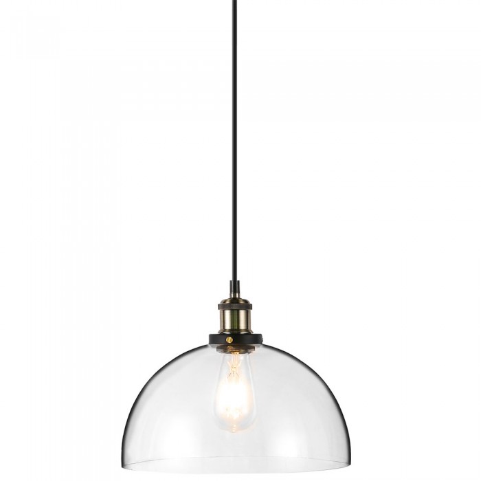 VT-7300 Vintage Glass Pendant Light Transparent ф300