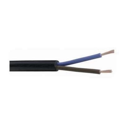 Câble HO3VV-H 2x0.75mm² 25m noir/10123485
