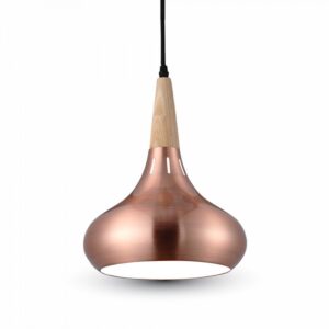 VT-7225 Pendant Light Red Bronze Canopy Metal Lamp Shape ф260
