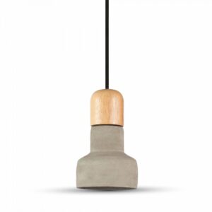 VT-7125 Pendant Light Concrete+Wood Ф125мм